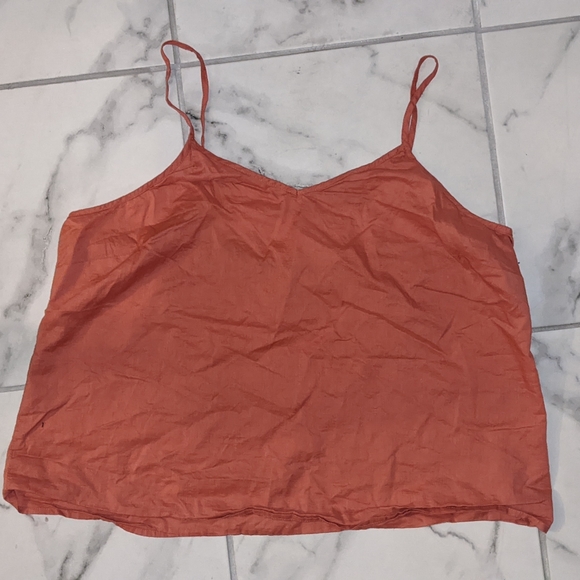 Coral / orange tank top - Picture 1 of 4